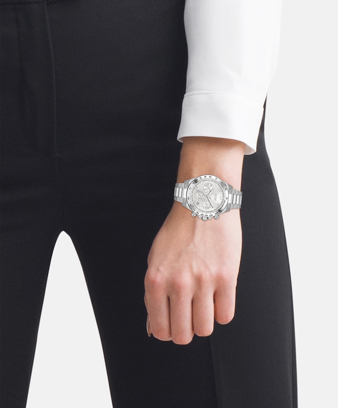BOSS Novia Crystal Ladies' Stainless Steel Bracelet Watch