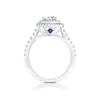 Thumbnail Image 4 of Vera Wang 18ct White Gold 0.95ct Diamond Heart Ring