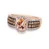 Thumbnail Image 0 of Le Vian 14ct Rose Gold Morganite & 0.45ct Diamond Ring