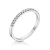 Thumbnail Image 1 of 14ct White Gold 0.15ct Diamond Claw Set Eternity Ring
