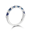 Thumbnail Image 2 of Vera Wang 18ct White Gold 0.18ct Diamond & Sapphire Ring