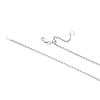 Thumbnail Image 2 of Silver 26 Inch Adjustable Dainty Rope Chain