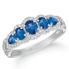 Thumbnail Image 0 of Le Vian 14ct White Gold Sapphire & 0.18ct Diamond Ring