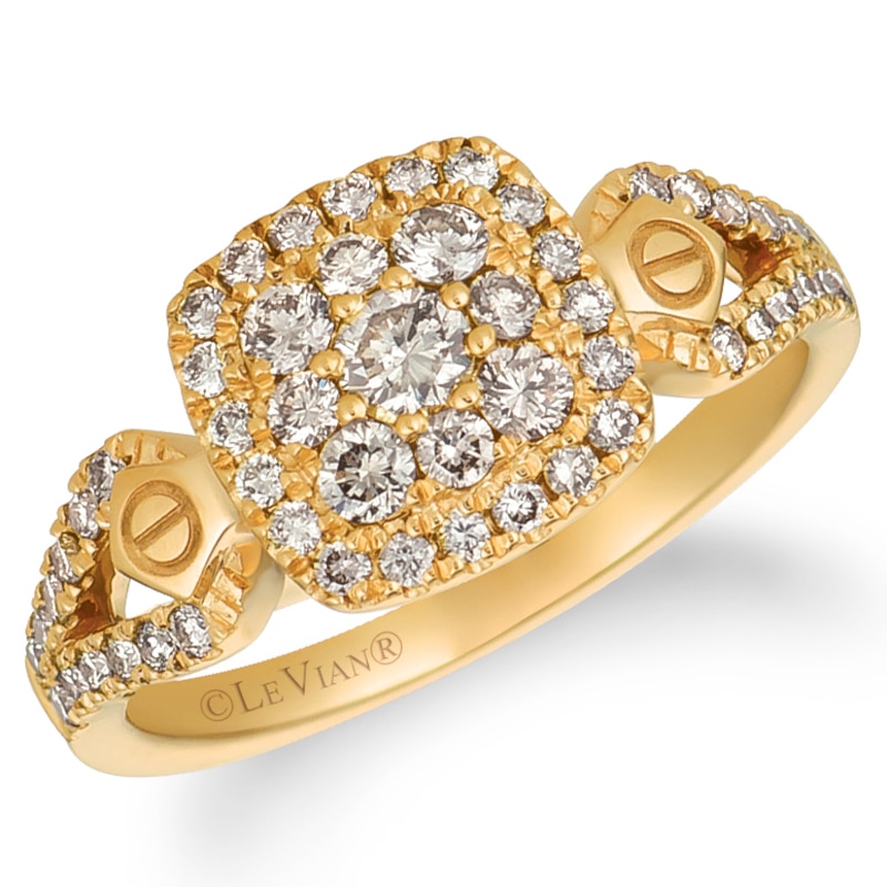 Le Vian 14ct Yellow Gold 0.58ct Total Nude Diamond Ring