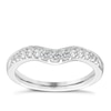 Thumbnail Image 0 of 18ct White Gold 0.15ct Diamond Shaped Ring