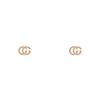 Thumbnail Image 0 of Gucci GG Running 18ct Rose Gold Stud Earrings