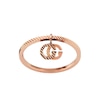 Thumbnail Image 1 of Gucci GG Running 18ct Rose Gold Charm Ring Sizes M-N