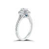 Thumbnail Image 1 of Vera Wang 18ct White Gold 0.75ct Total Diamond Halo Ring