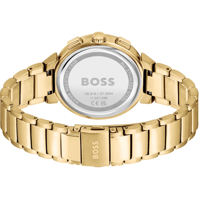 BOSS One Ladies' Yellow Gold-Tone Bracelet Watch