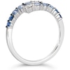 Thumbnail Image 1 of Le Vian Denim Ombré 14ct White Gold & Sapphire Ring