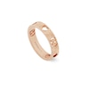 Thumbnail Image 4 of Gucci Icon 18ct Rose Gold Star Ring Size K-L