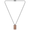 Thumbnail Image 0 of BOSS ID Men's Bronze Tone Stainless Steel Dog Tag Necklace