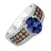 Thumbnail Image 0 of Le Vian 14ct Gold Blueberry Tanzanite & 0.45ct Diamond Ring