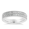 Thumbnail Image 0 of 9ct White Gold 0.50ct Diamond Milgrain Wedding Ring
