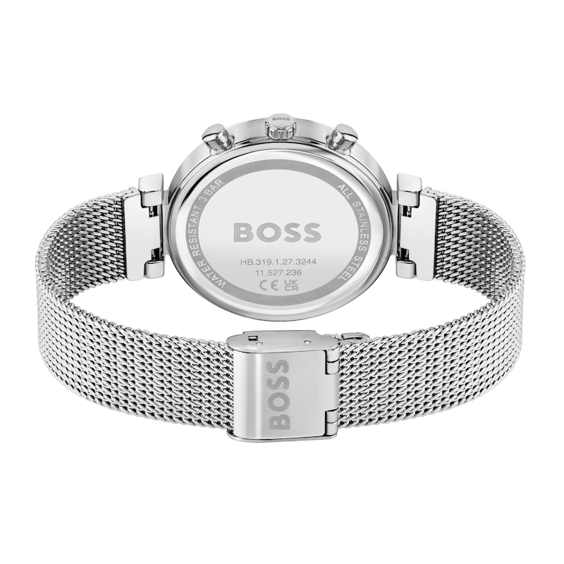 BOSS Flawless Ladies' Rose Gold-Tone Dial Bracelet Watch