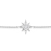 Thumbnail Image 1 of Sterling Silver 7.5 Inch Cubic Zirconia Northern Star Bracelet