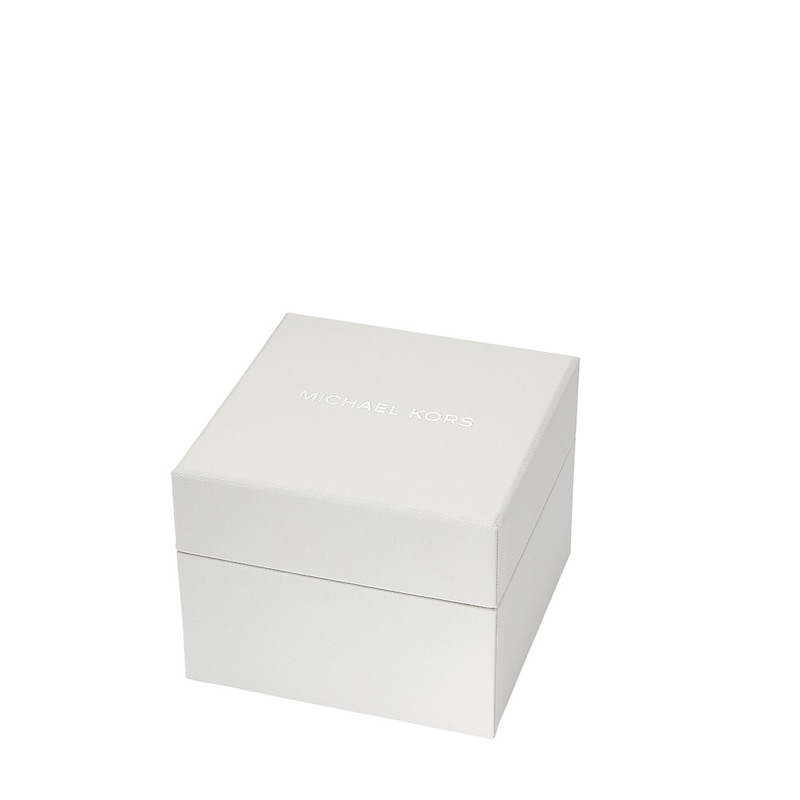 Michael Kors Pyper Leather Strap Watch, Rose Gold-Tone Bracelet & Earring Giftset
