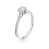 Thumbnail Image 1 of 18ct White Gold 0.50ct Diamond Four Claw Solitaire Ring