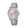 Thumbnail Image 0 of Gucci G-Timeless collection Diamond & Pink Dial Stainless Steel Watch