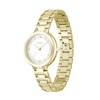 Thumbnail Image 1 of BOSS Sena Ladies' White Dial & Gold-Tone IP Bracelet Watch