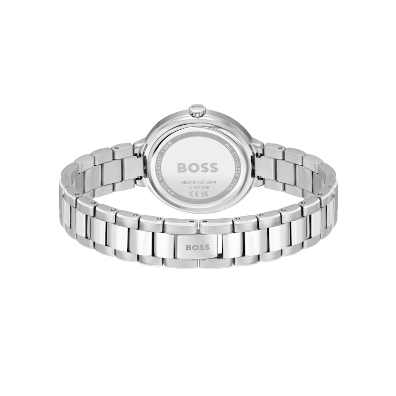 BOSS Sena Ladies' Pink Dial & Stainless Steel Bracelet Watch