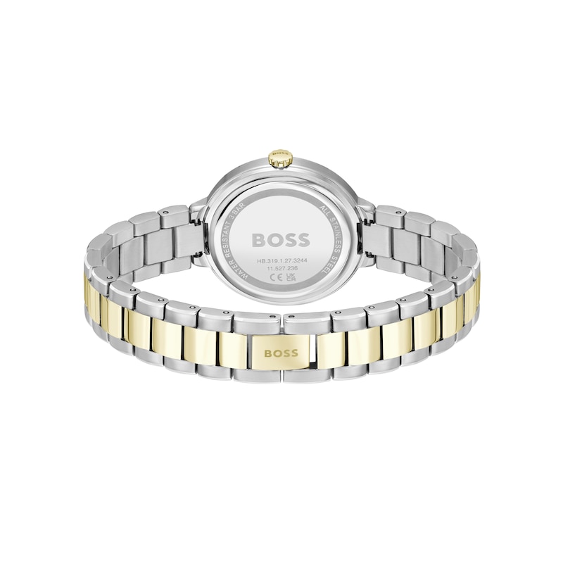 BOSS Sena Ladies' Silver Dial & Two-Tone IP Bracelet Watch