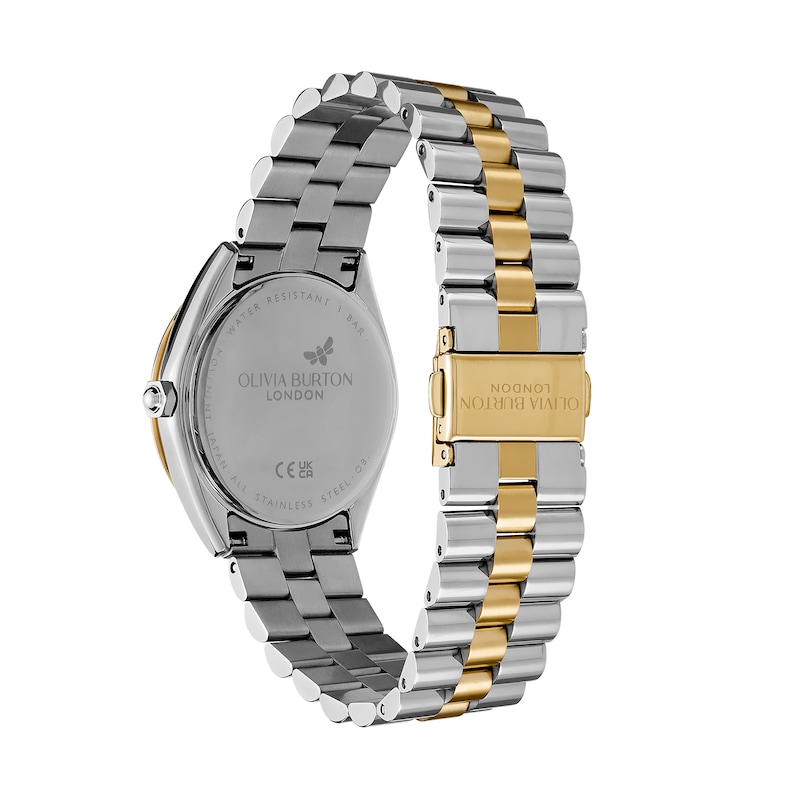 Olivia Burton Sports Luxe Bejewelled Gold-Tone Stainless Steel Watch