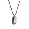 Thumbnail Image 2 of BOSS Devon Black IP 24 Inch Dog Tag Box Chain Necklace