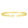 Thumbnail Image 2 of 9ct Yellow Gold 7.5 Inch Greek Key Herringbone Chain Bracelet
