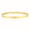 Thumbnail Image 3 of 9ct Yellow Gold 7.5 Inch Greek Key Herringbone Chain Bracelet