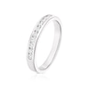 Thumbnail Image 1 of 9ct White Gold CZ Channel Set Eternity Ring