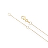 Thumbnail Image 2 of 9ct Yellow Gold 17+1 Inch & Cubic Zirconia Drop Station Necklace