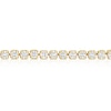 Thumbnail Image 1 of 9ct Yellow Gold 7.5 Inch Cubic Zirconia Round Cut Tennis Bracelet