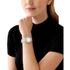 Thumbnail Image 3 of Michael Kors Harlowe Silver Pavé Dial & Two-Tone Bracelet Watch
