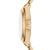 Thumbnail Image 2 of Michael Kors Lennox Turquoise Blue Dial & Gold-Tone Bracelet Watch