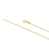Thumbnail Image 2 of 9ct Yellow Gold Emerald & Diamond Pendant Necklace