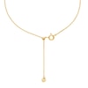 Thumbnail Image 2 of Michael Kors 14ct Gold Plated Sterling Silver Station Necklace