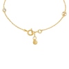 Thumbnail Image 1 of Michael Kors 14ct Gold Plated Sterling Silver 6.5 Inch & CZ Station Bracelet