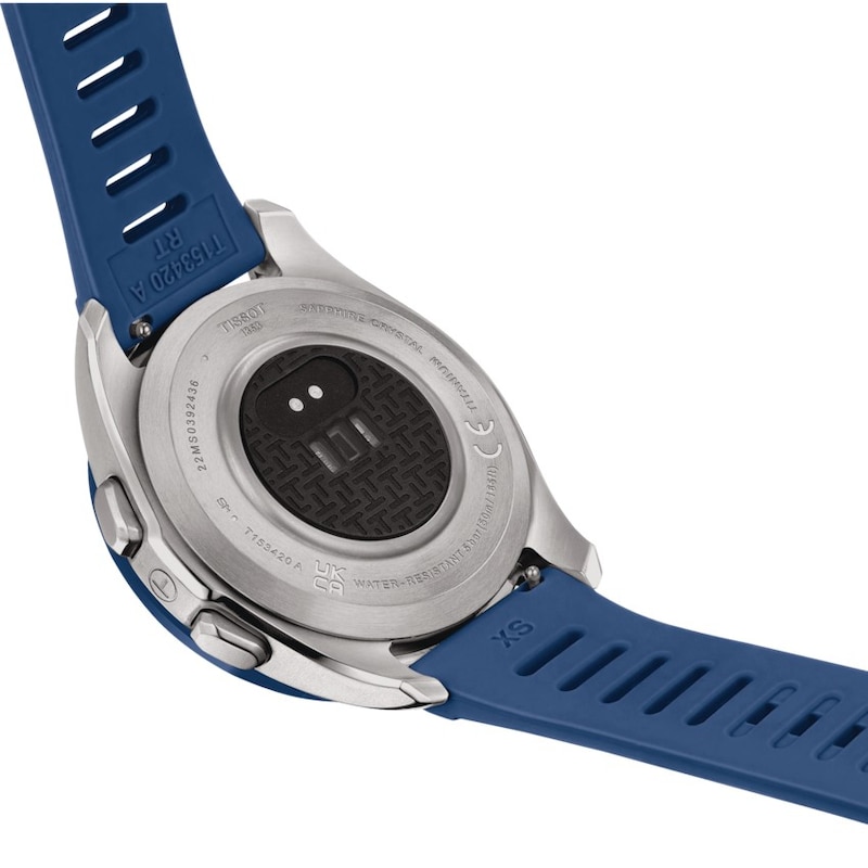 Tissot T-Touch Blue Silicone Strap Smartwatch