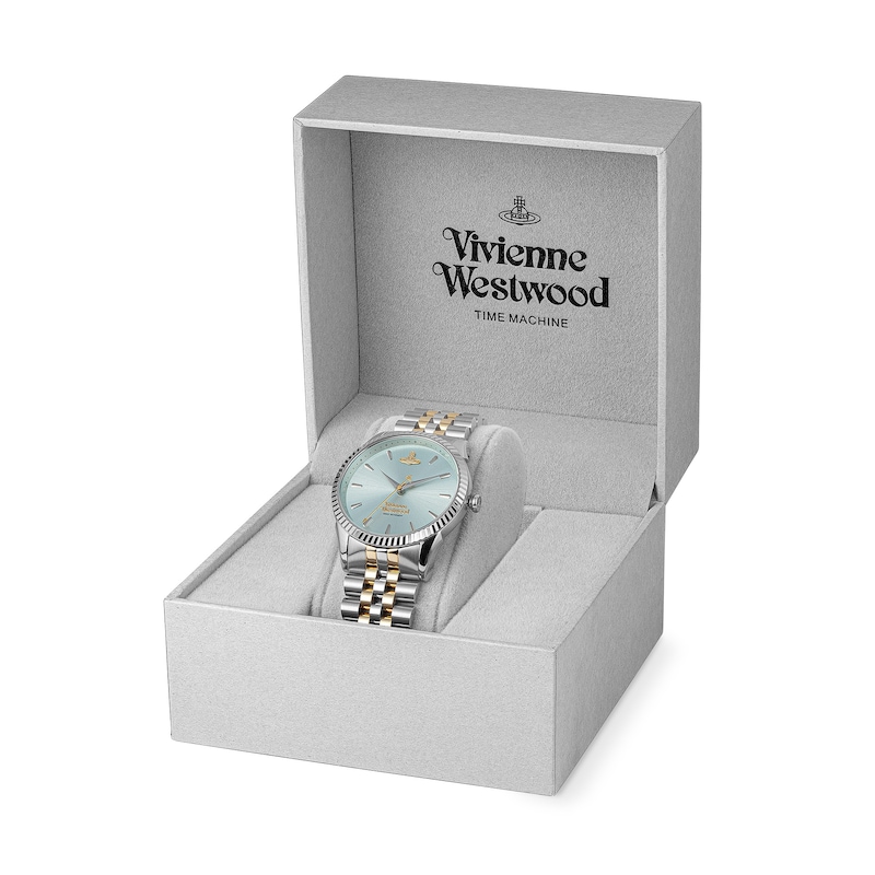 Vivienne Westwood Seymour Ladies' Blue Dial & Two-Tone Bracelet Watch