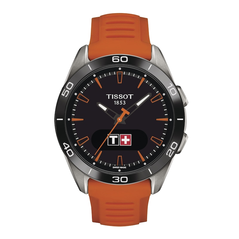 Tissot T-Touch Orange Silicone Strap Smartwatch