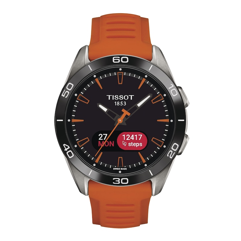Tissot T-Touch Orange Silicone Strap Smartwatch