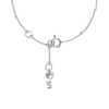 Thumbnail Image 1 of Michael Kors Sterling Silver 7 Inch Kors Love Heart Bracelet