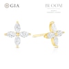 Thumbnail Image 1 of BLOOM Paris 18ct Yellow 0.80ct Lab Grown Diamond Marquise Stud Earrings