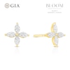 Thumbnail Image 1 of BLOOM Paris 14ct Yellow Gold 0.48ct Lab Grown Diamond Marquise Stud Earrings