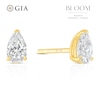 Thumbnail Image 1 of BLOOM Capri 14ct Yellow Gold 0.50ct Lab Grown Diamond Pear Earrings