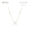 Thumbnail Image 1 of BLOOM Paris 18ct Yellow 1.48ct Lab Grown Diamond Marquise Station Necklace