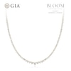 Thumbnail Image 1 of BLOOM The Tennis Collection 18ct Yellow Gold 5.75ct Lab Grown Diamond Riviera Necklace