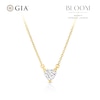 Thumbnail Image 1 of BLOOM Florence 14ct Yellow Gold 0.50ct Lab Grown Diamond Heart Pendant