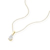 Thumbnail Image 2 of BLOOM Capri 14ct Yellow Gold 0.50ct Lab Grown Diamond Pear Pendant